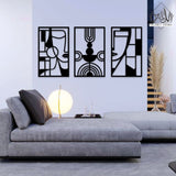 3 Pcs Wooden Wall Decor (sku-009)