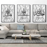 3 Islamic Wall Art (white)
