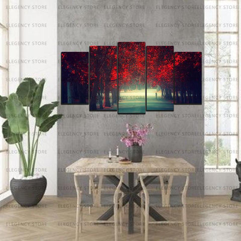 5 Split 3D Wall Frame - Digitally Printed Landscape(AJ-010)