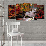 5 Split 3D Wall Frame - Digitally Printed Landscape(AJ-017)