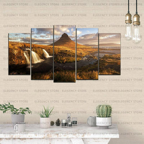 5 Split 3D Wall Frame - Digitally Printed Landscape(AJ-01)