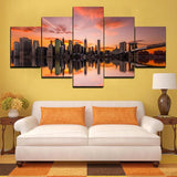 5 PCS LANDSCAPE WALL FRAME