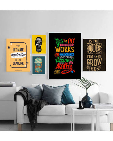 Inspiration Quotes Frame (5PCS)