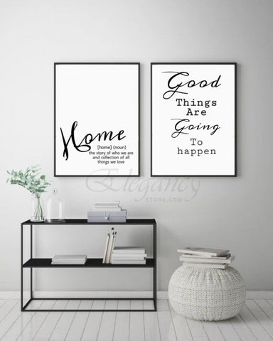 Inspiration Quotes Frame (2PCS)