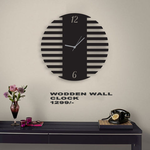 wooden wall clock 004