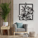 WOODEN FLOWER WALL DECOR (ART-023)