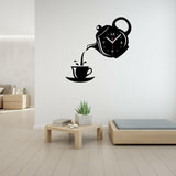 Kettle Wall Clock for kitchen and Home