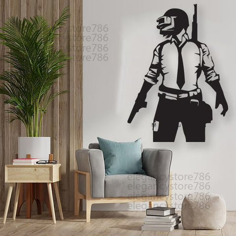 WOODEN PUBG WALL DECOR (ART-024)