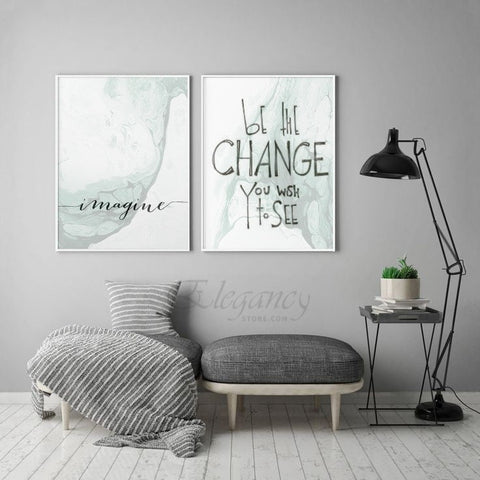 Inspiration Quotes Frame (2PCS)