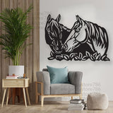 WOODEN HORSE WALL DECOR (ART-026)