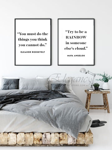 Inspiration Quotes Frame (2PCS)