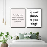 Inspiration Quotes Frame (2PCS)