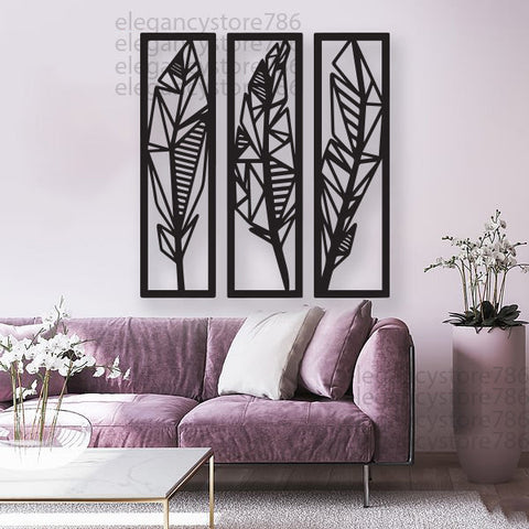 WOODEEN LEAF WALL DECOR (ART-002)