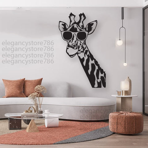 WOODEN GIRAFFE WALL DECOR (ART-032)