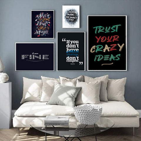 Inspiration Quotes Frame (5PCS)