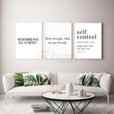 Inspiration Quotes Frame (3PCS)