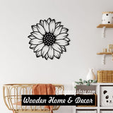 Sunflower Wooden Wall Art