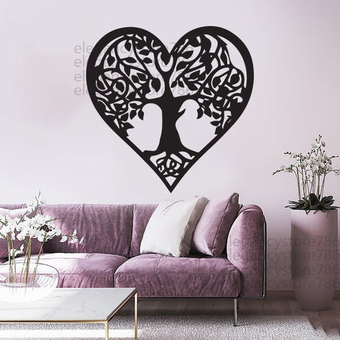 WOODEEN HEART TREE WALL DECOR (ART-004)