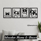 Dogs Wooden Wall Decor