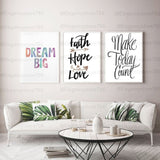 Inspiration Quotes Frame (3PCS)