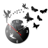 Fairy Wooden Clock Large Size