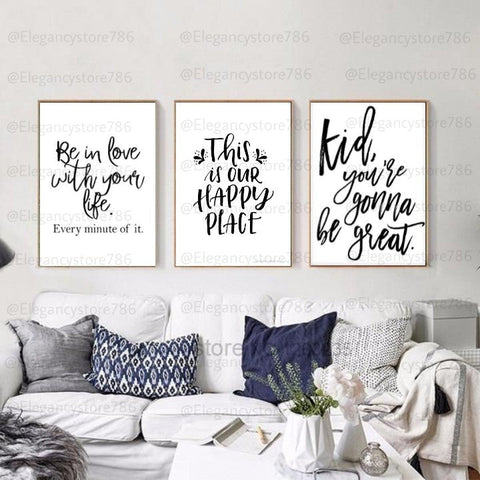 Inspiration Quotes Frame (3PCS)