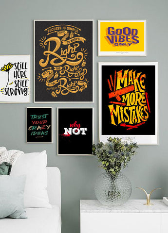 Inspiration Quotes Frame (6PCS)