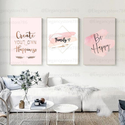 Inspiration Quotes Frame (3PCS)