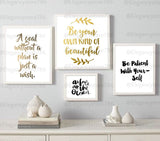 Inspiration Quotes Frame (4PCS)