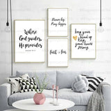 Inspiration Quotes Frame (4PCS)