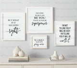 Inspiration Quotes Frame (4PCS)