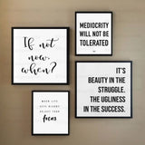 Inspiration Quotes Frame (4PCS)