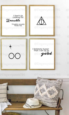 Inspiration Quotes Frame (4PCS)