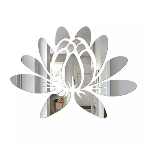 flower shape mirror