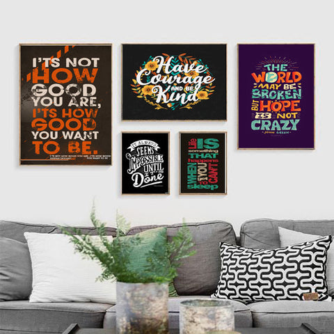 Inspiration Quotes Frame (5PCS)