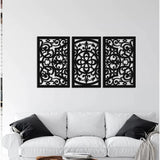 3 Piece Stylish Triptych Florelle Wall Art