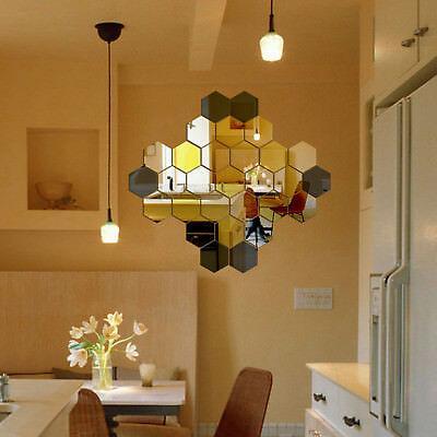 29 X Acrylic Hexagon wall decor Mirror