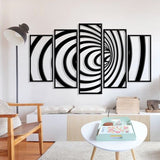 Swirl Border 5 Pcs Wall Hanging